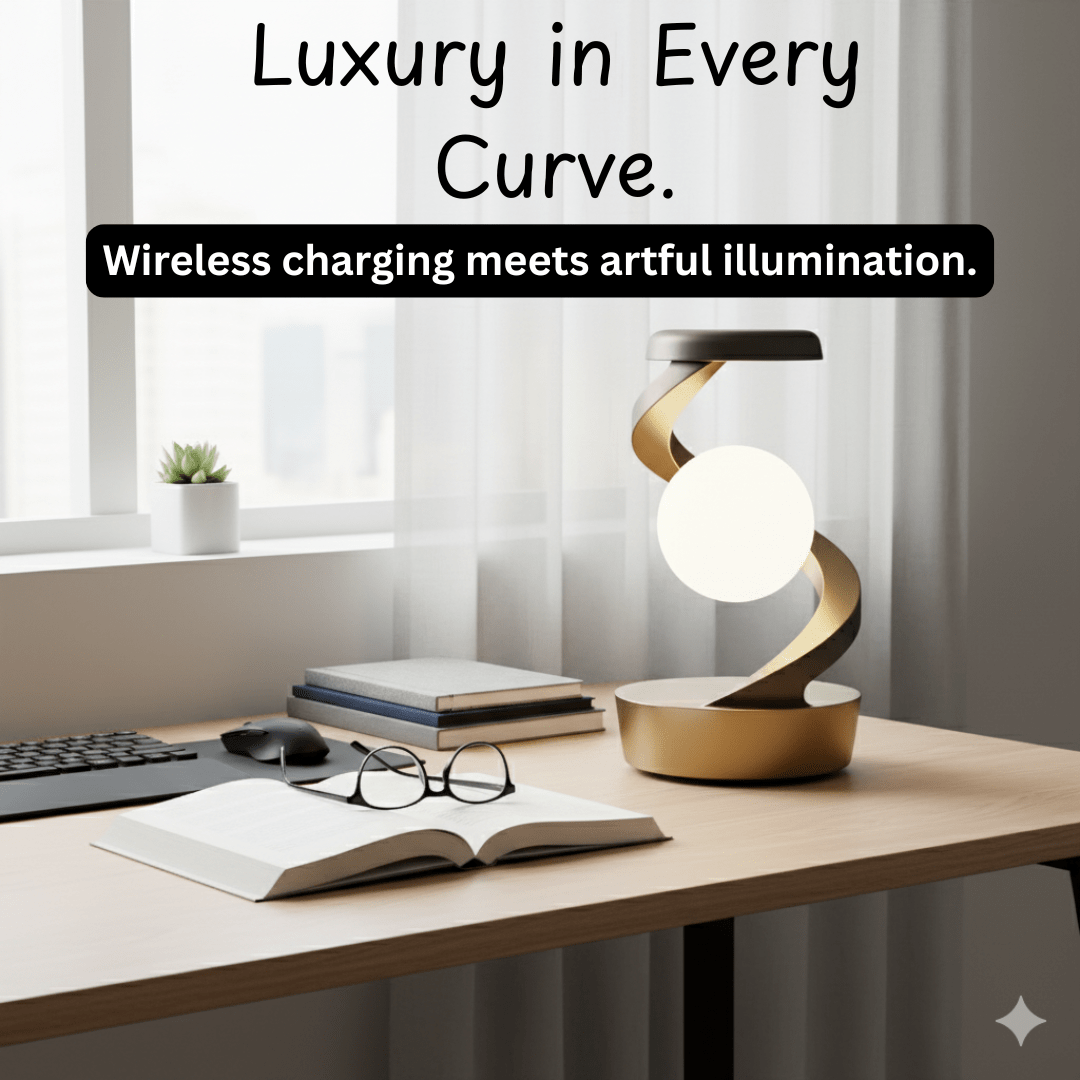 OrbitLight™ — Floating Light & Wireless Dock