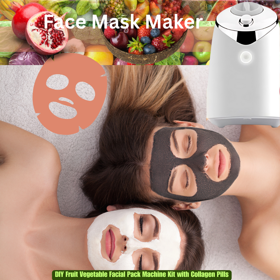 Face Mask Maker Machine Facial Treatment DIY Automatic Fruit Natural Vegetable Collagen Home Use Beauty Skin SPA Care