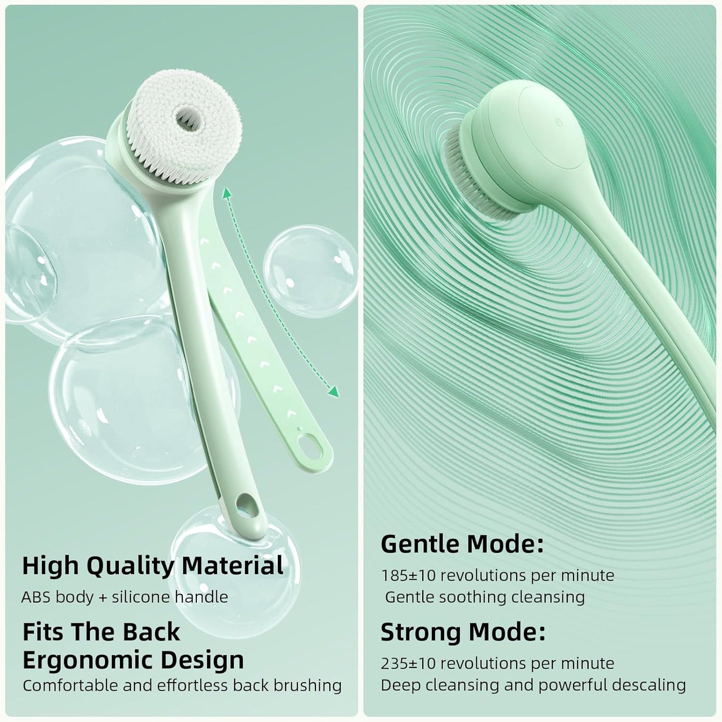 DermaRinse™ – Dermatologist - Inspired Electric Shower Brush - Blissway