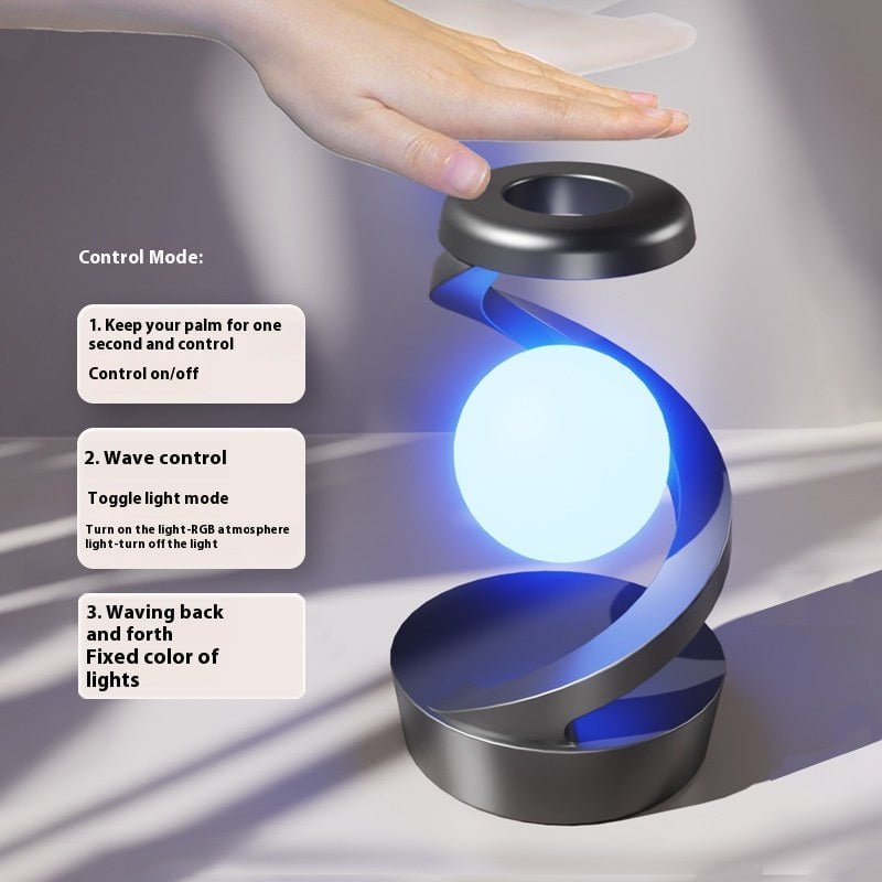 OrbitLight™ — Floating Light & Wireless Dock