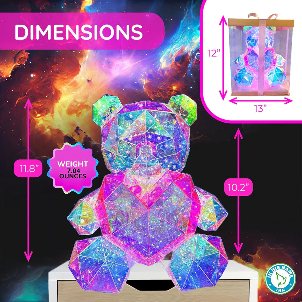 Colorful Teddy Bear Night Light