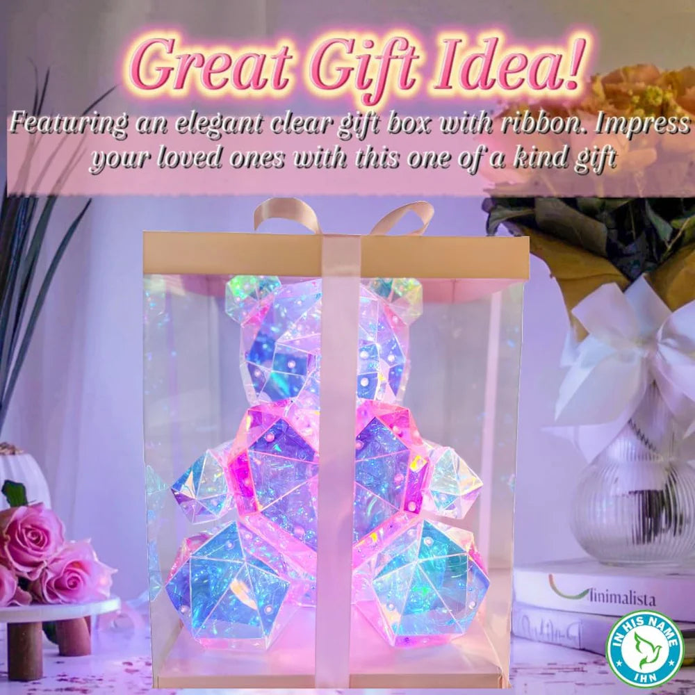 Colorful Teddy Bear Night Light