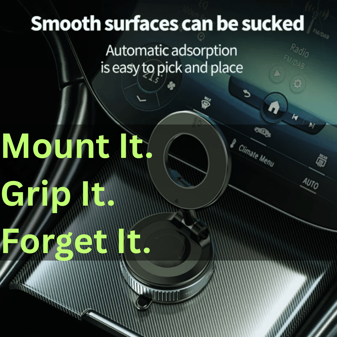 Strong Magnetic Car Phone Holder Foldable Design 360° - Blissway