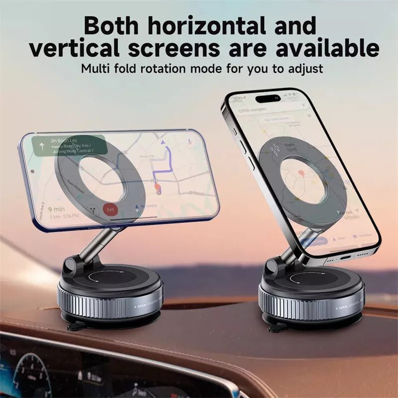 Strong Magnetic Car Phone Holder Foldable Design 360° - Blissway
