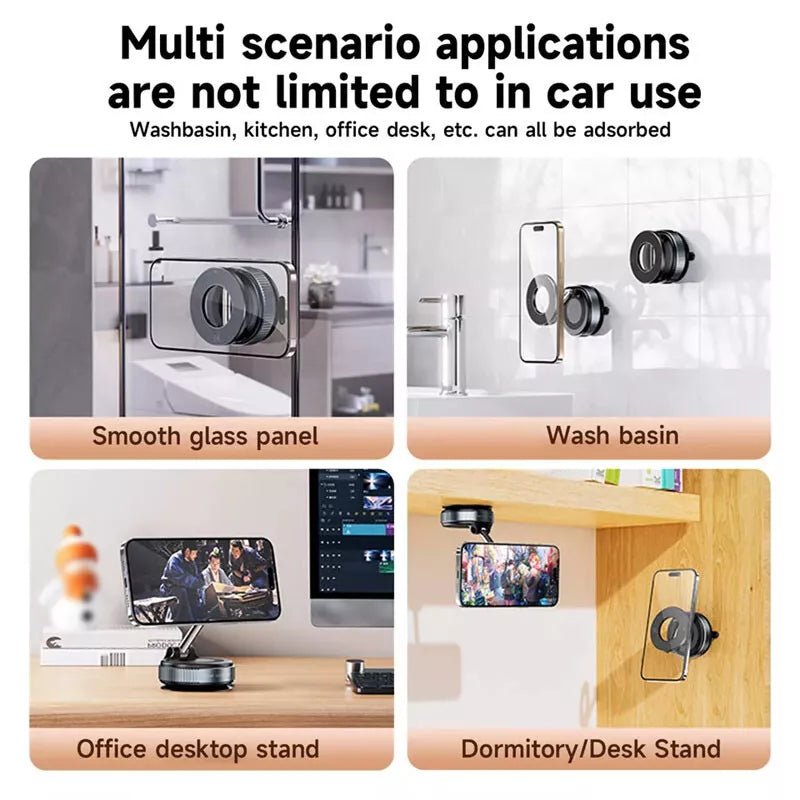 Strong Magnetic Car Phone Holder Foldable Design 360° - Blissway