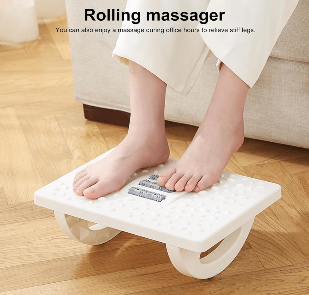 Rocking Foot Rest Massage With Rollers