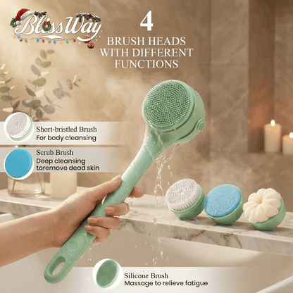 DermaRinse™ – Dermatologist-Inspired Electric Shower Brush
