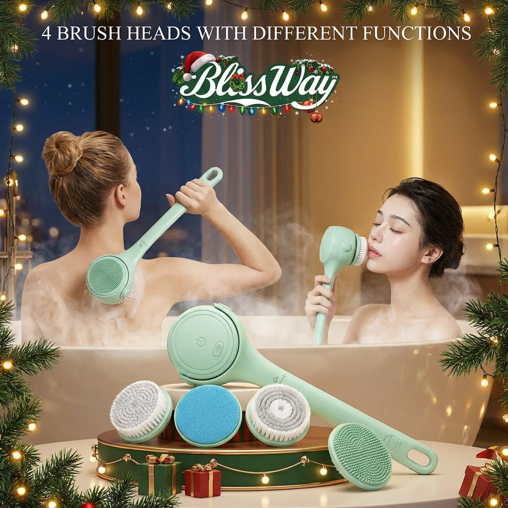 DermaRinse™ – Dermatologist-Inspired Electric Shower Brush