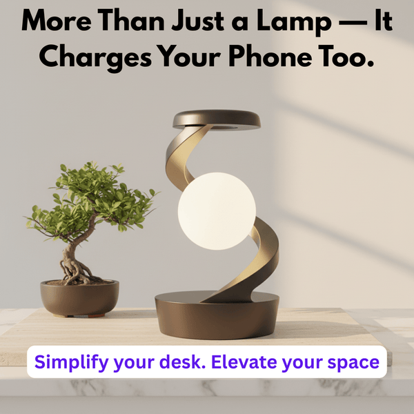 OrbitLight™ — Floating Light & Wireless Dock