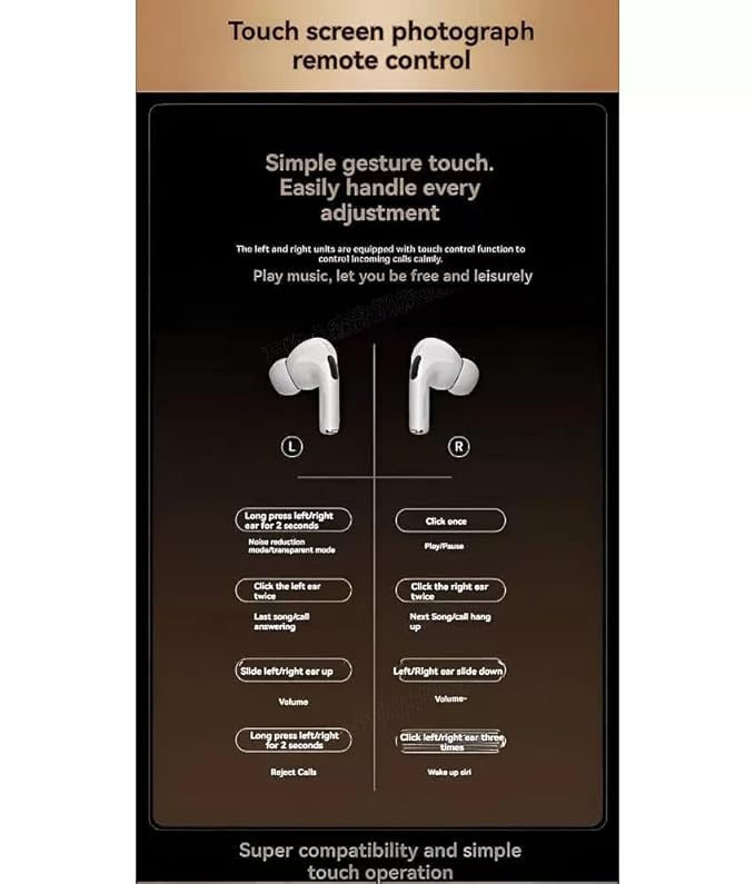 A9 PRO True Wireless Noise Cancellation Headphones