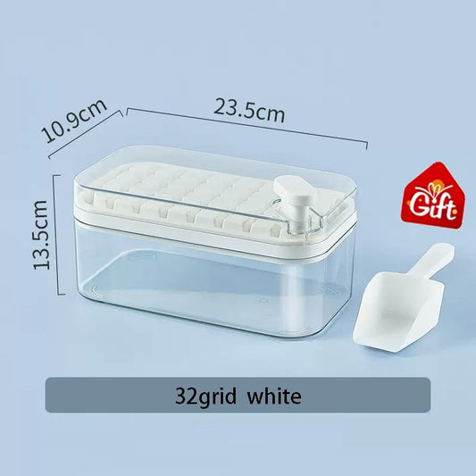 ⁠One-Press-Button Ice Cube Mold Box