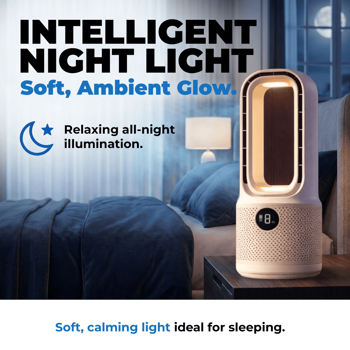 AirLuxe™ Bladeless Desk Fan