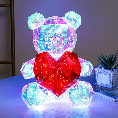 Colorful Teddy Bear Night Light