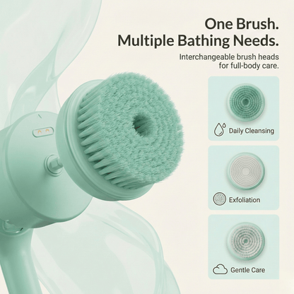 DermaRinse™ – Dermatologist-Inspired Electric Shower Brush