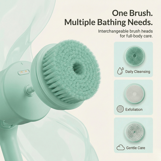 DermaRinse™ – Dermatologist-Inspired Electric Shower Brush