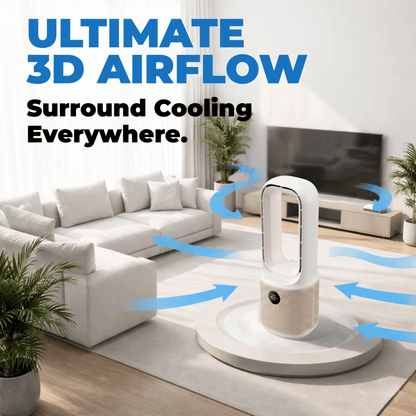 AirLuxe™ Bladeless Desk Fan