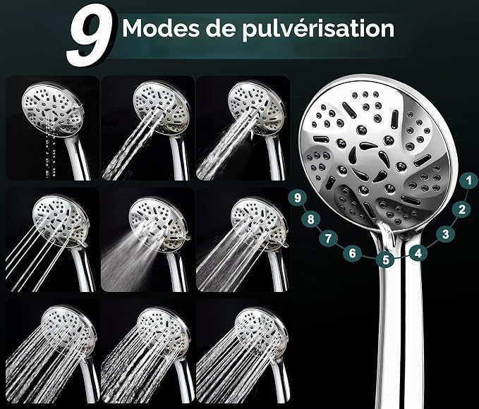 Detachable 2-in-1 Shower Head Set