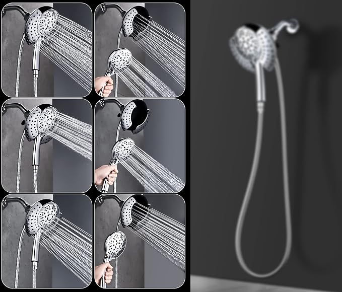 Detachable 2-in-1 Shower Head Set