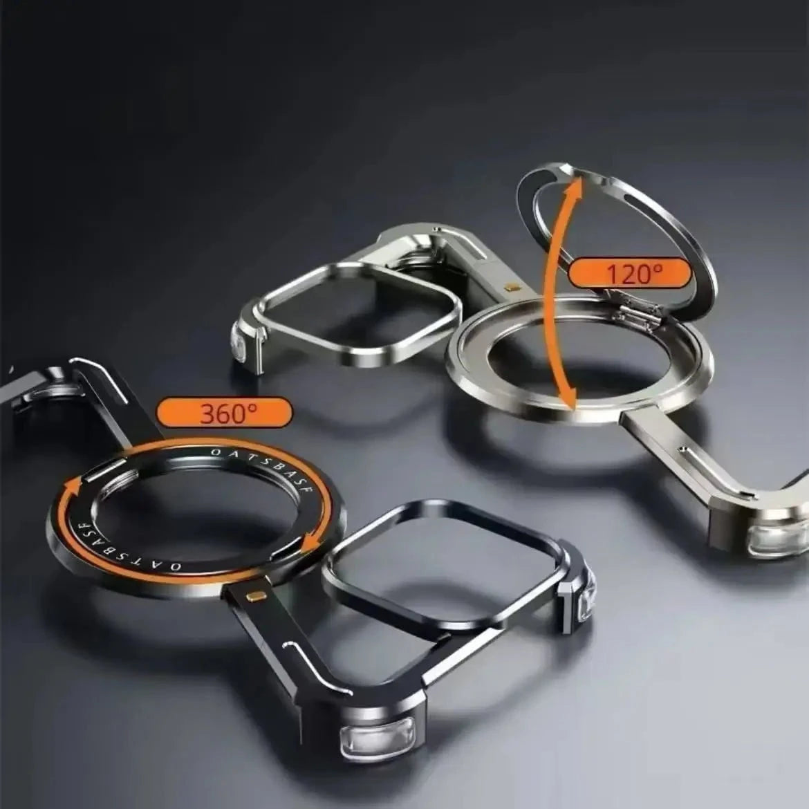 Magnetic Phone Case With Rotating Stand