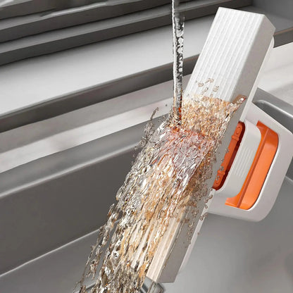 Scratch-Safe Compact Dual Texture Sponge Mop