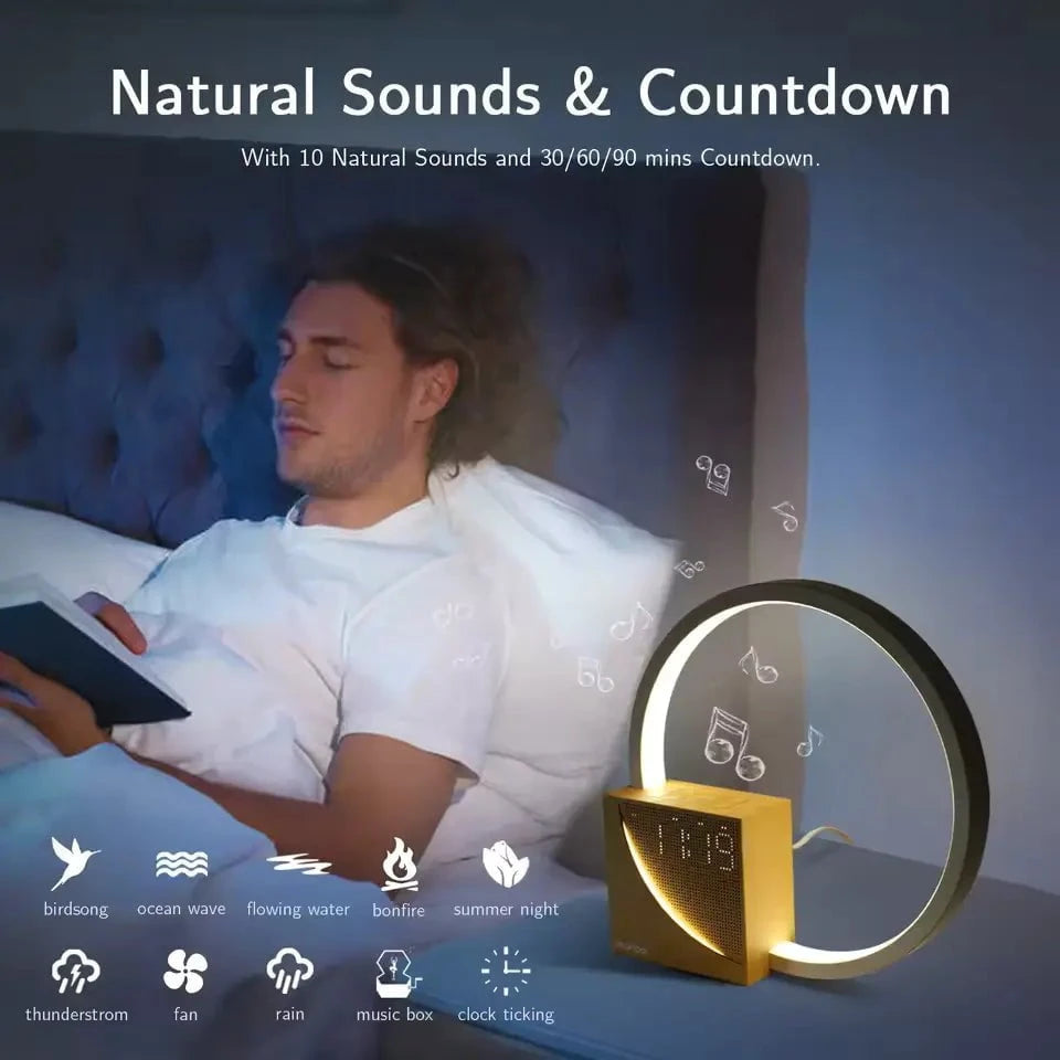 Blonbar Bedside Lamp – Smart Touch Lamp with Sounds & Alarm