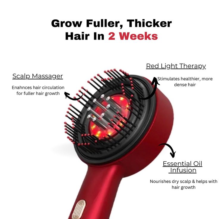 Blissway Red Magical Hair Revival Brush