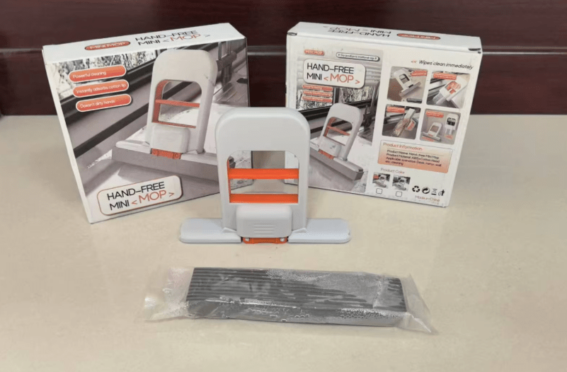 Scratch-Safe Compact Dual Texture Sponge Mop