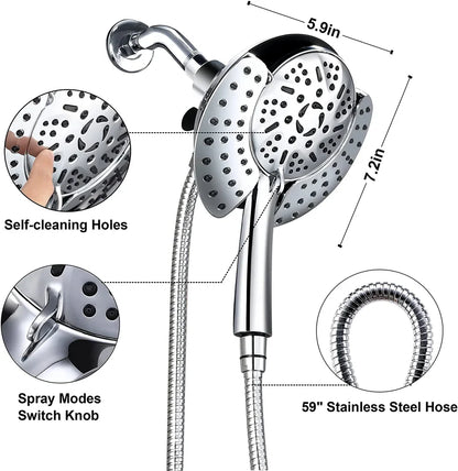 Detachable 2-in-1 Shower Head Set