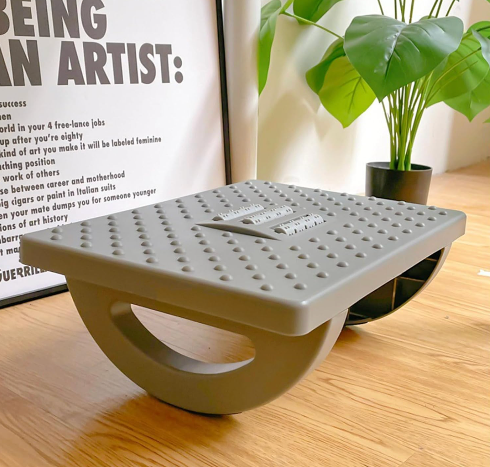 Rocking Foot Rest Massage With Rollers
