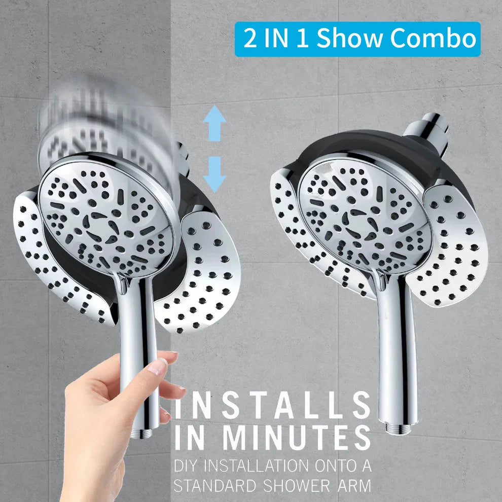 Detachable 2-in-1 Shower Head Set