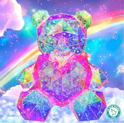 Colorful Teddy Bear Night Light