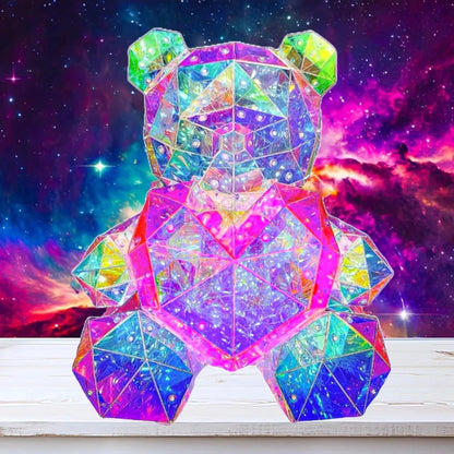 Colorful Teddy Bear Night Light