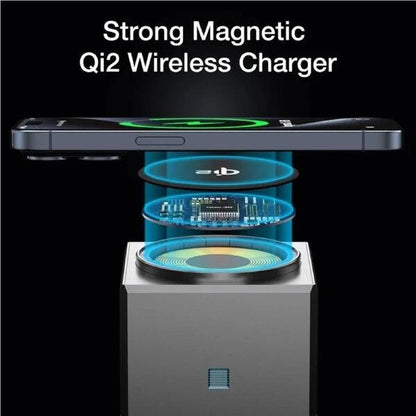MagCube | 3 - in - 1 Wireless Charging Station (Qi2 Certified) - Blissway