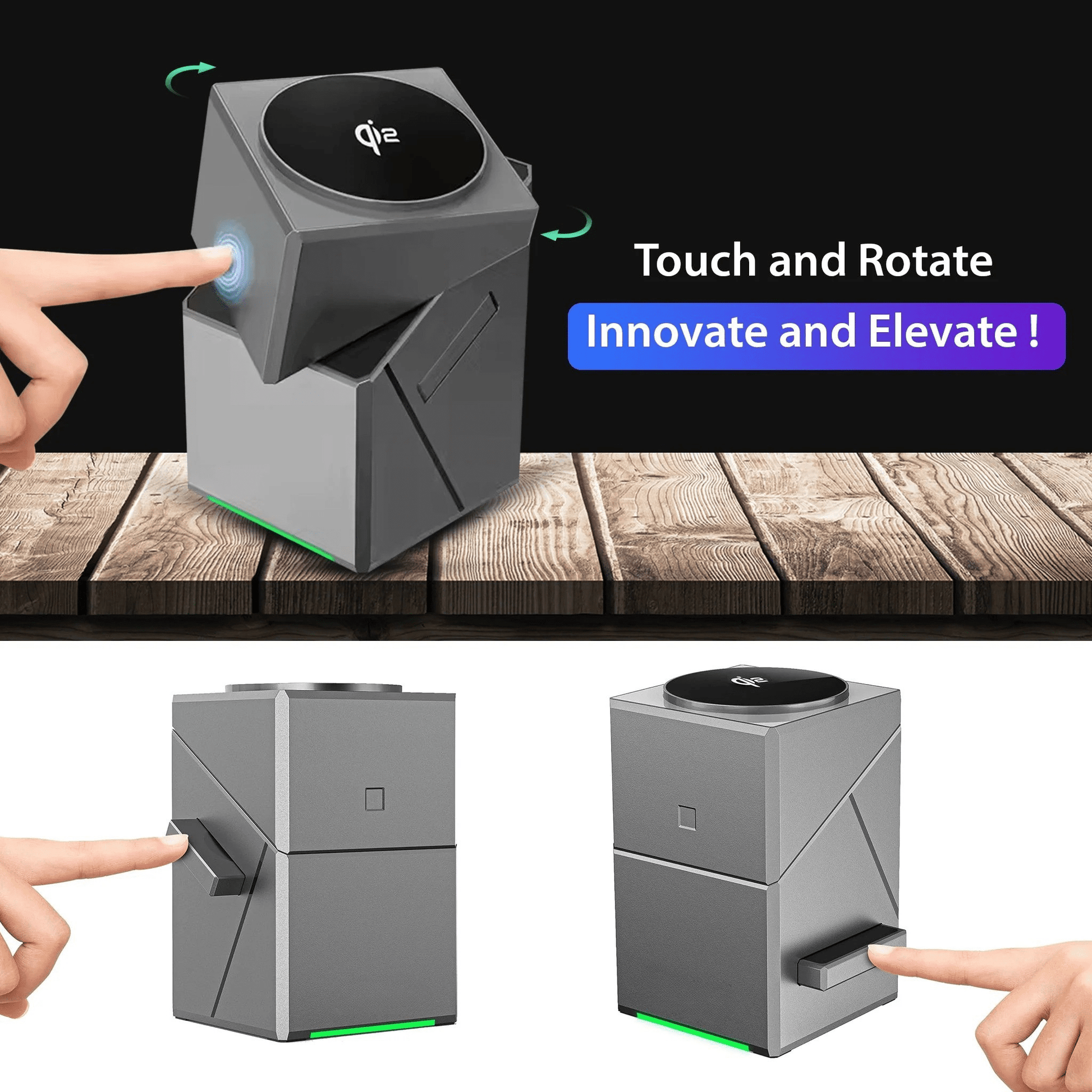 MagCube | 3 - in - 1 Wireless Charging Station (Qi2 Certified) - Blissway