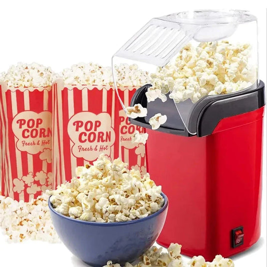 Family Fun Popcorn Maker Instant Popcorn in 2 Minutes – Healthy, Oil-Free & Movie Night Ready