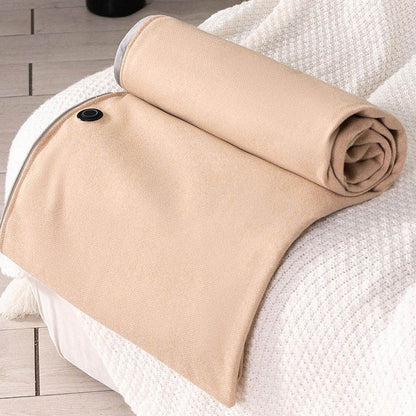 Portable USB Heated Shawl Heating Blanket Washable Leg Cover Shawl Electric Blanket