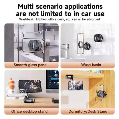 Strong Magnetic Car Phone Holder Foldable Design 360° - Blissway
